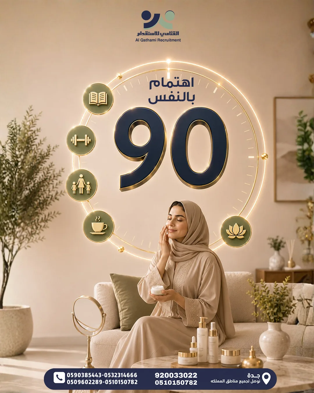 من أعمال القثامي للإستقدام