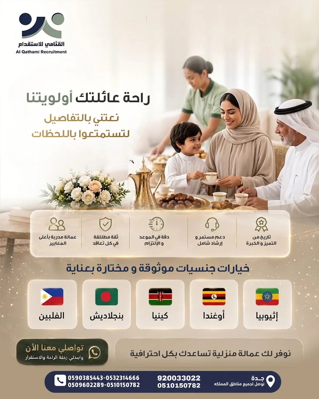 من أعمال القثامي للإستقدام